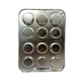 12 Cup Gem Mini Cupcake Satin Pan